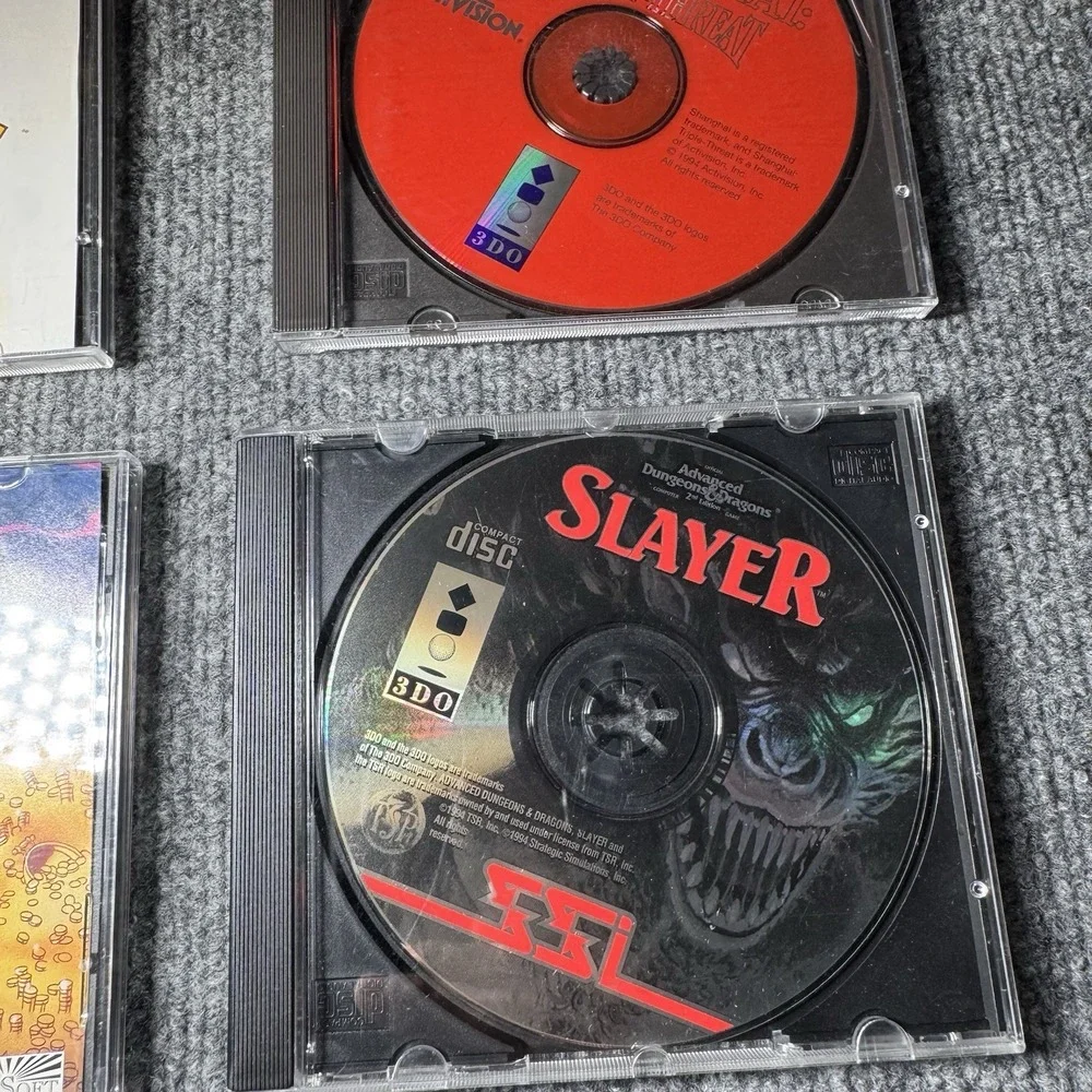Panasonic 3DO Action Pak‎ Dragon's Lair, AD&D Slayer, GEXW/ Manuals * Nice Shape